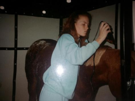 With my filly Cody at the American Royal. I was 13.